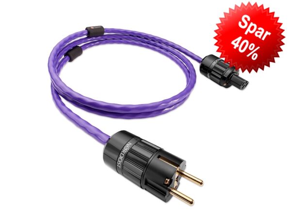 Nordöst Purple Flare 3 - Power Cord - 2 m . - Kun 3 stk.