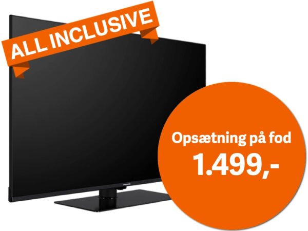 All inclusive - med opsætning på fod